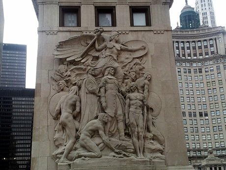 Statuary engraved in Chicago bridges #LoveThisCity #CBias