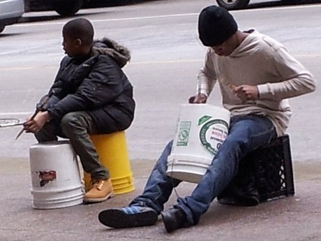 Bucket brigade in Chicago #LoveThisCity #CBias
