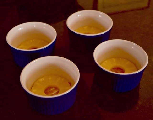 mini pineapple upside down